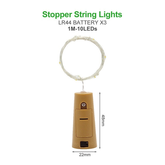 String Lights Card Photo Clip