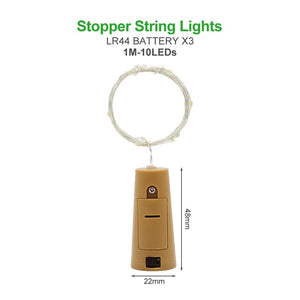 String Lights Card Photo Clip