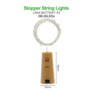 String Lights Card Photo Clip