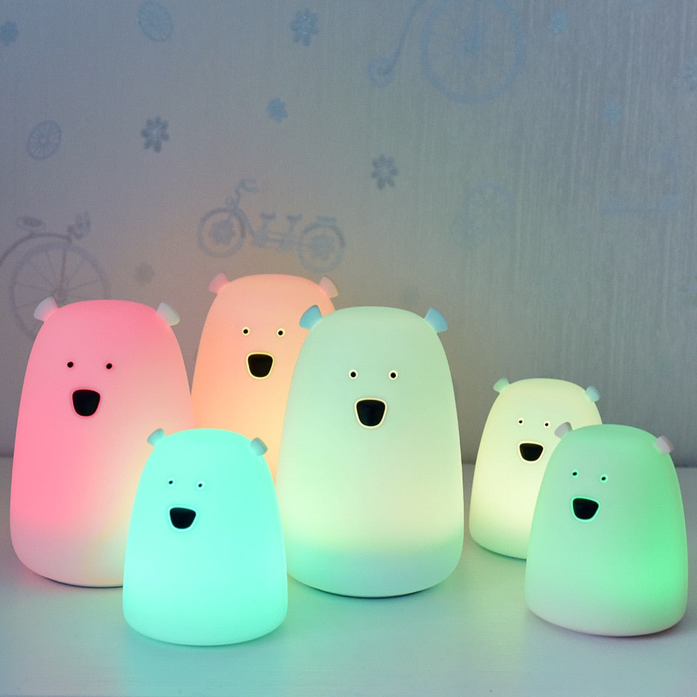 Silicone Bear Led